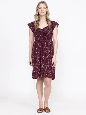 Women's Flutter Sleeve Dress