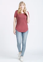 Women's Scoop Neck Legging Tunic Tee