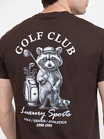 Men's Golf Club Raccoon Tee