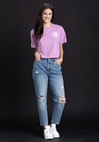 Women's Washed Crop Tee