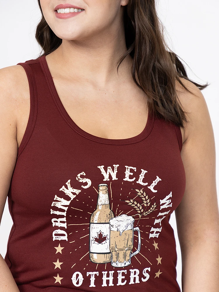 Women's Drinks Well Scoop Neck Tank
