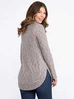 Women's Cowl Neck Tunic Sweater