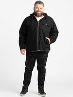 Men's Sherpa Lined Shirt Jacket