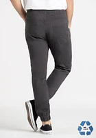 Men's 5 Pocket Dark Grey Twill Jogger