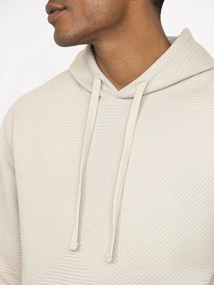 Men's Textured Hoodie