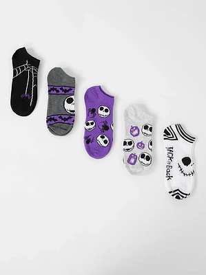 Women's Nightmare Before Christmas Halloween No Show Socks