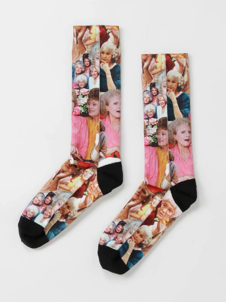 Women's Golden Girls Sublimation Crew Socks