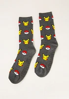 Men's Pokemon Pikachu Crew Sock