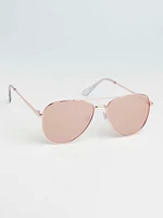 Women's Rose Gold Sunglasses