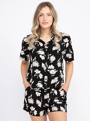 Women's Floral Resort Shirt