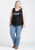 Women's Mama Scoop Neck Tank