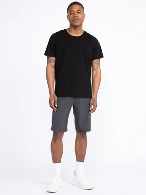 Men's Charcoal Cargo Hybrid Shorts