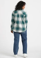 Women's Boyfriend Flannel Plaid Shirt