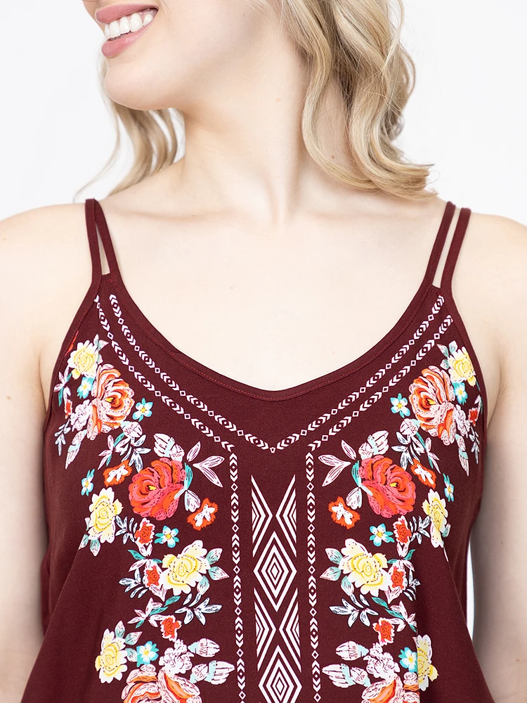 Women's Boho Printed Tank