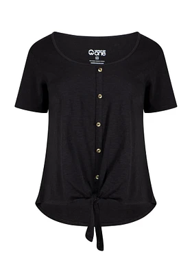 Women's Tie Front Tee