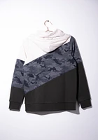 Women's Camo Colour Block Hoodie