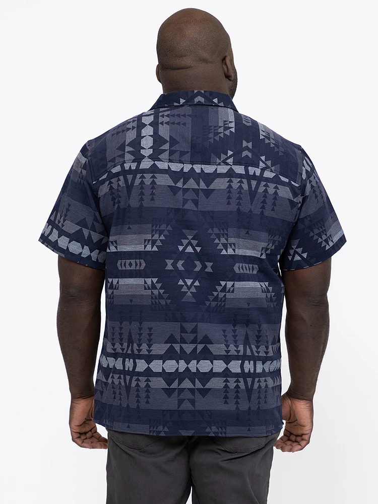 Men's Abstract Geometric Shirt