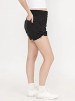 Women's Ruched Hybrid 2-in-1 Shorts