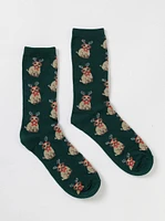 Men's Christmas Crew Sock