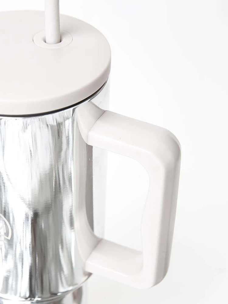 Silver Electroplated Tumbler