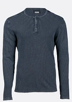 Men's Waffle Henley