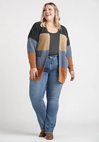 Women's Colour Block Cardigan