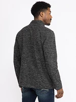 Men's Mock Neck Henley Shirt