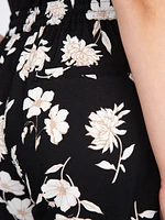 Women's Pull-on Floral Print Short