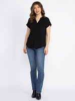 Women's Button Front Blouse