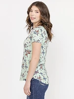 Women's Butterfly Scoop Neck Tee