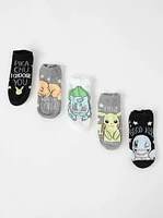 5 Pack Pokemon Stars No Show Socks