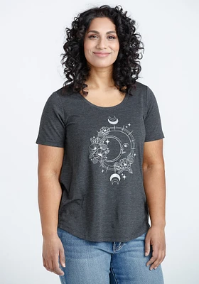 Women's Moon Scoop Neck Tee