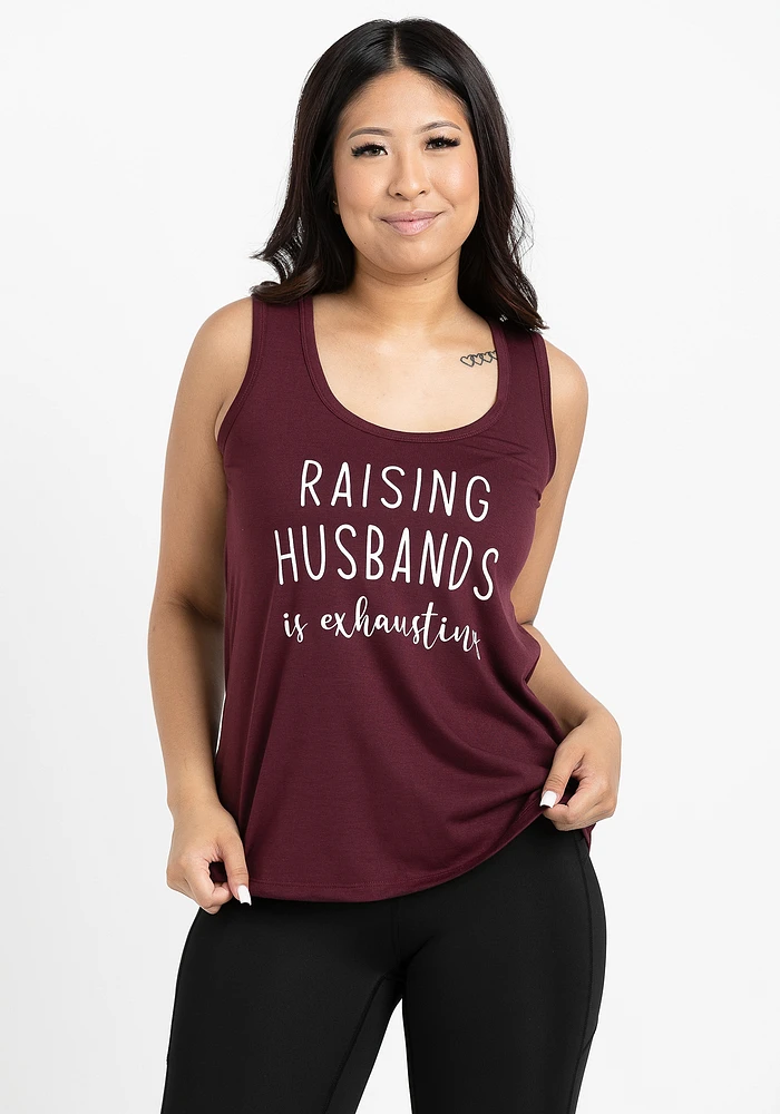 Women's Raising Husbands Scoop Neck Tank