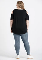 Women's Celestial Cold Shoulder Tee