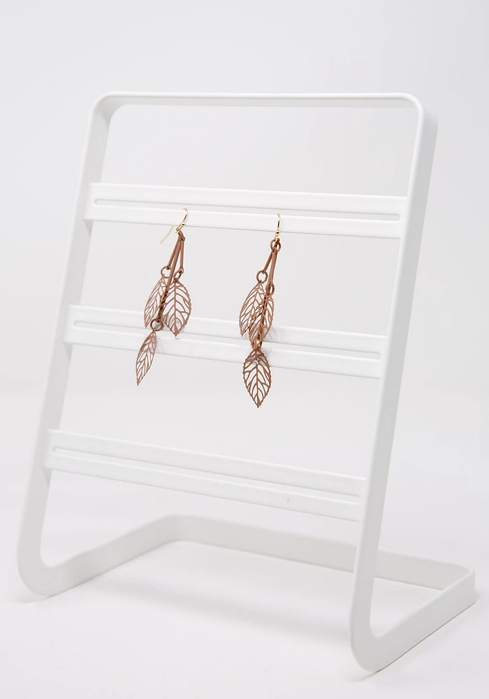 Women's Leaf Drop Earrings