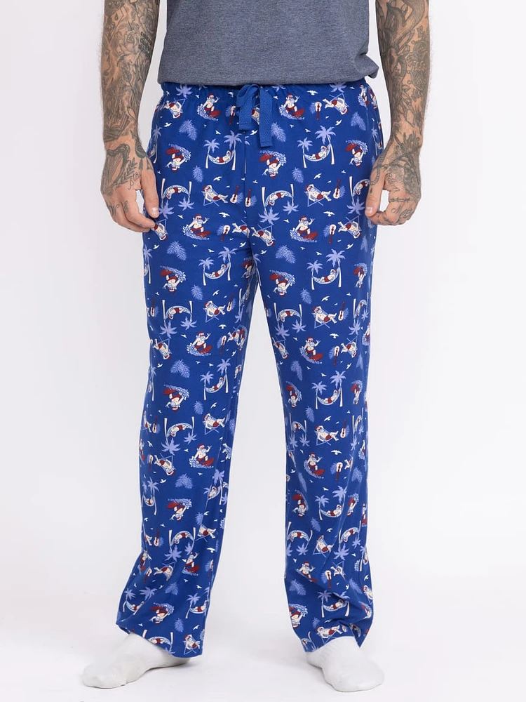 Men's Surfing Santa Pants