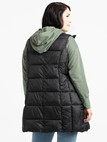 Women's Long Puffer Vest