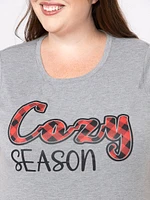 Women's Cozy Season Crew Neck Tee