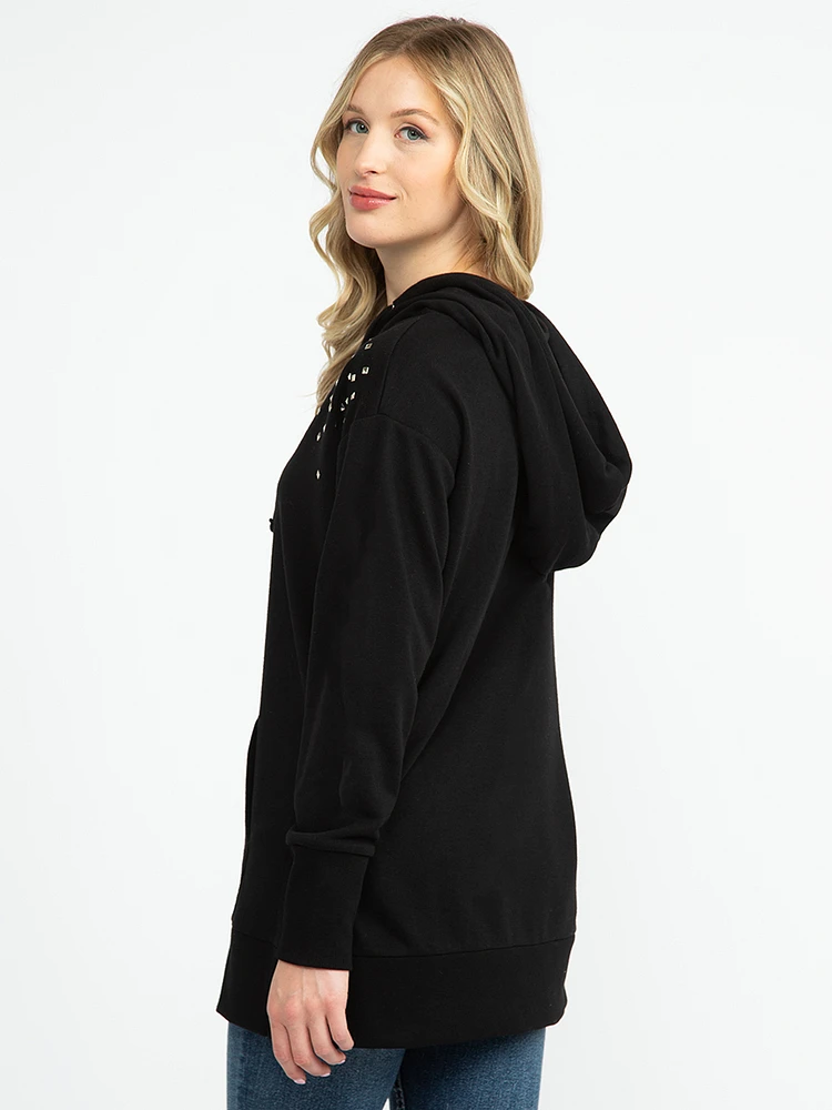 Women's Studded Hoodie