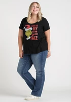 Women's Grinch Scoop Neck Tee