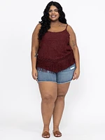 Women's Fringe Strappy Tank