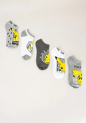 Women's 6 Pack Pokemon No Show Sock