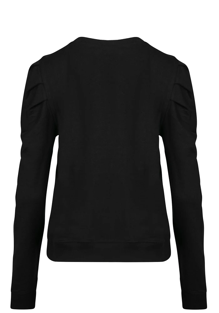 Women's Gathered Sleeve Sweatshirt