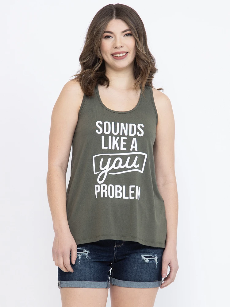 Women's You Problem Racerback Tank