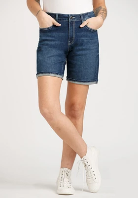 Women's Cuffed Bermuda Jean Short