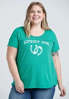 Women's Lucky Me Scoop Neck Tee