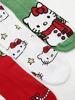 Women's Hello Kitty Christmas Socks