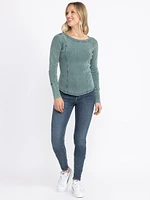 Women's Washed Long Sleeve Tee