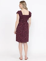 Women's Flutter Sleeve Dress