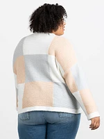 Women's Checker Sweater